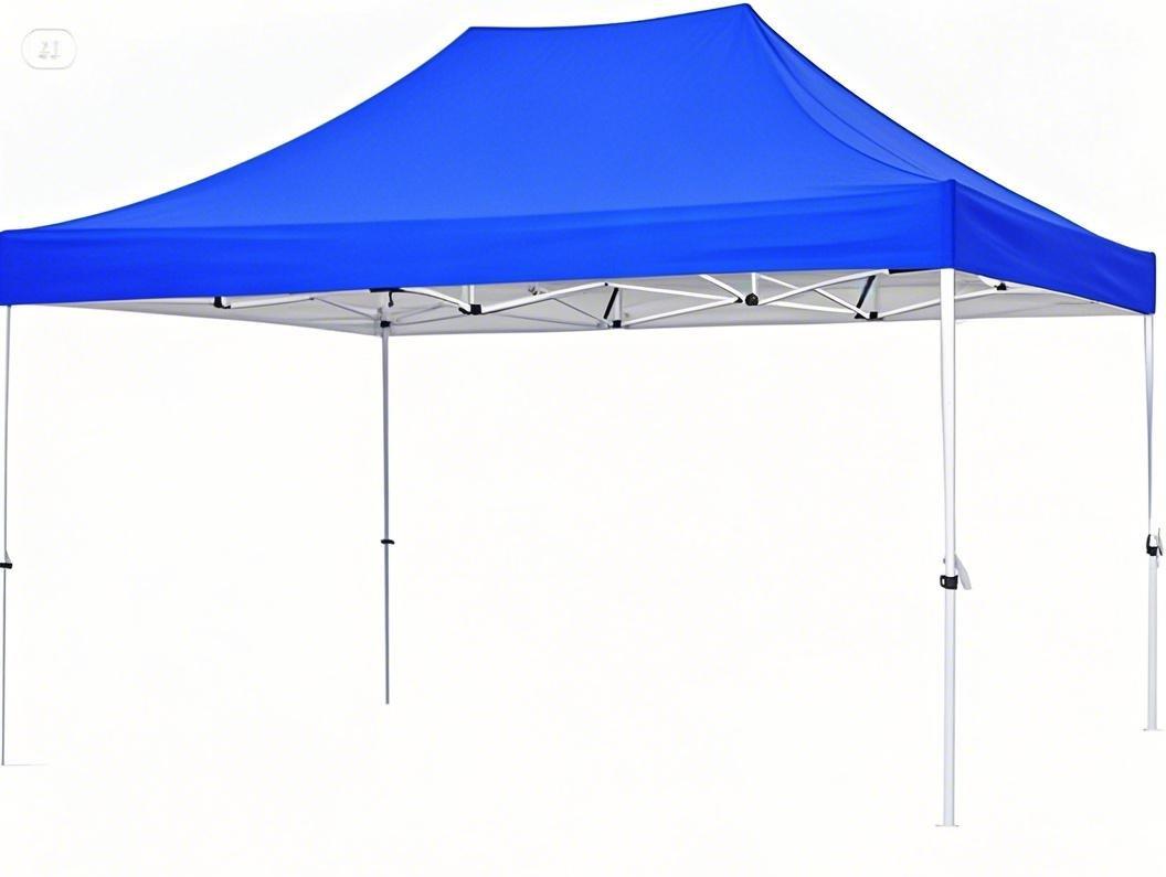 DGCANOPY 10x15ft Instant Canopy, Portable Outdoor Canopy Instant Tent, Commercial Shade Canopy with Wheeled Carry Bag, 4 weight bags, Steel frame, White