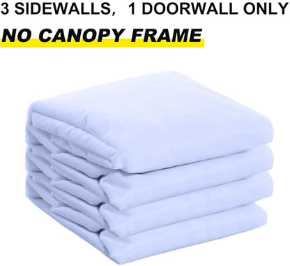 DGCANOPY Mesh Sidewalls for 10x10ft Pop-Up Tent Canopy, White (4 Sidewalls Only, NOT Including Frame and Top)