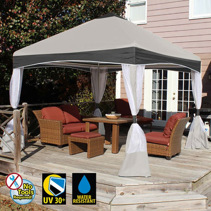 DGCANOPY Garden Party 13X13 Canopy（Stone/Caramel）